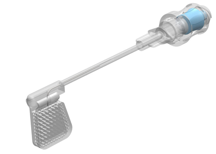 EMED® SAF-Q-112-G27-36" Ens. perfusion IgSC de sécurité, une aiguille avec pansement 12 mm pour un site (boîte de 50)