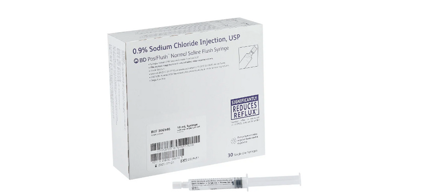 10cc Pre-filled saline syringes  (Box of 30)