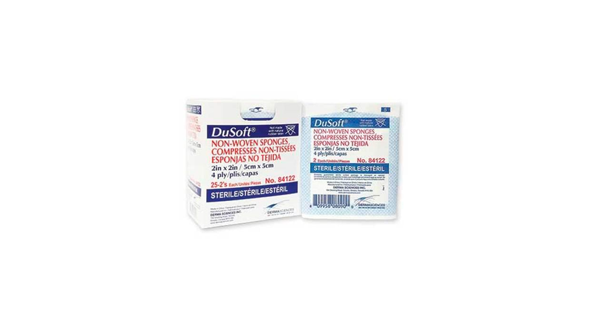 Dressing Gauze 2x2” pkg 2– Sterile (Box of 25)