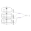 EMED® EMED-SUB-506 Set SCIg 36", Set d'aiguilles Penta-Furcées 6mm avec cinq pansements de site, (Boîte de 10)