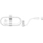 EMED® SAF-Q-109-G24-12-12" SCIg Safety Set, aiguille unique de 9 mm avec un pansement à un site, (boîte de 50)