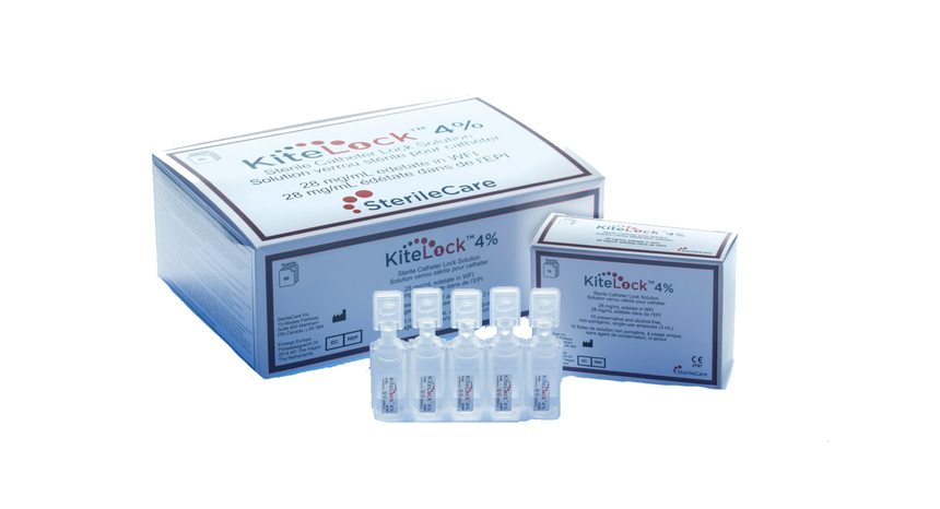 KiteLock 4% - sterile catheter lock solution (Box of 60)