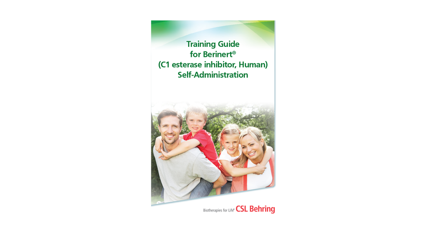 CSL Berinert Training Guide Self-Admin - EN